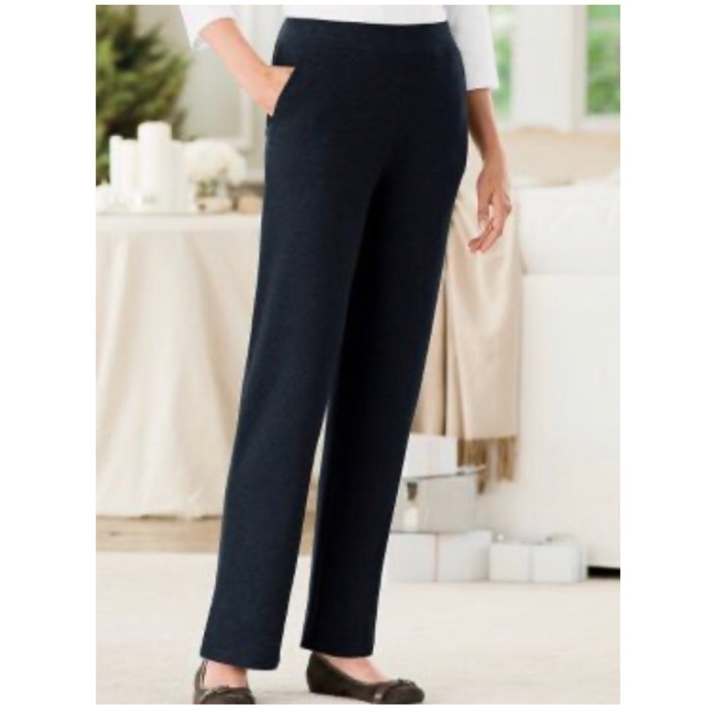 🆕 The Tog Shop Pleated Trousers Everyday Knit Pull On Pants…